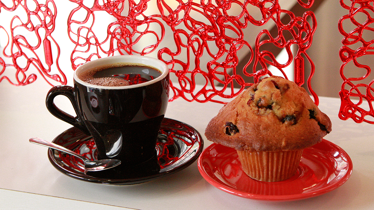 muffins et café